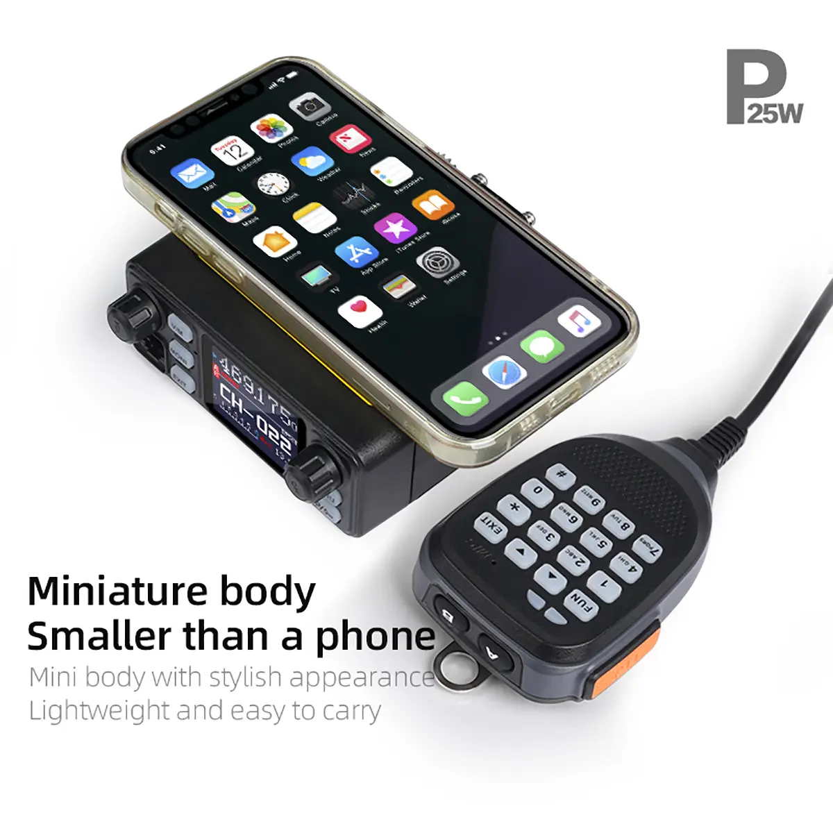 cigarette lighter radio KSUN Mobile Transceiver Radio for Vehicle Truck with Cigarette Lighter Plug  Dual Band VHF/UHF Mini