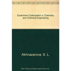 USED-Experiment Optimization in Chemistry and Chemical Engineering by S. L. Akhnazarova (Hardcover)