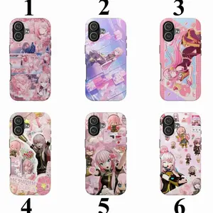 6 Styles Megurine Luka Tough Phone Case Anime Vocaloid Aesthetic Protective Cover For iPhone 11-17 Pro Max/Plus & Samsung Galaxy S23-S25