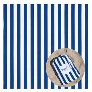 Oversized Waterproof & Sand-Repellent Beach Blanket with Umbrella Port