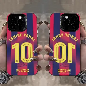 The Phone Case for Football Player Yamal No. 10 Is Compatible with for iphone Models 17, 16E, 16, 15, 14, 13, 12, 11 Mini, Pro, Max, Air, X, XR, XSMAX, 8, And 7 Plus, Featuring a Matte Finish for Drop Protection, Lamine Yamal Case