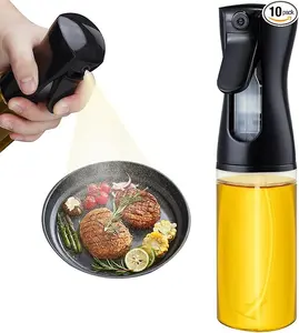 Oil Sprayer for Cooking 200ml Glass Olive Oil Sprayer Mister Olive Oil Spray Bottle Canola Oil Spritzer Bottles for Kitchen Premium Cooking Sprayer Kitchen Gadgets for Air Fryer Frying Baking BBQ