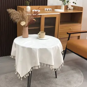 Pure Color Square Tablecloth, Elegant Dining Room Accessory, Perfect for Any Occasion, Durable & Easy Care Fabric