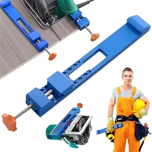 New Adjustable Cutting Machine Base Guide, Electric Circular Saw Milling Positioning Clamp, Precision Wood Cutting Guide,Woodworking Tools Accessories for Precision Cutting and Milling Task
