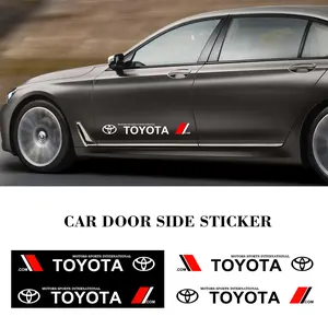 Car Side Door 3D Sticker Decoration Accessories, Compatible with Toyota and More Car Parts, Enhance Your Vehicle's Look, Sticker for Cars