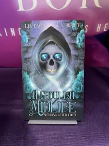 A Ghoulish Midlife: Witching After Forty Book 1 Paperback Signed by L.A. Boruff with Swag
