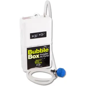 Re  B-11 Bubble Box Live Bait Aerator, Water Resistant Air Pump, Portable & Battery Powered