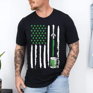 St. Patrick's Day Shirt, Irish Beer Saint Patrick's Tee, Patrick's Day Sweatshirt, St Paddy Men T-Shirt, Green Day Beer Sweater