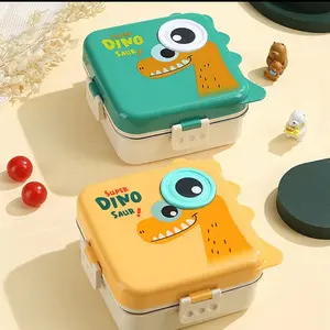 Kids Double Decker Stainless Steel Bento Box