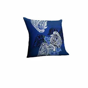 Suitable For All Seasons, Samoan Hawaiian Print Elegant Retro Art Design Pattern Custom Pillowcases, Multiple Size Options, Personalized Pillowcases, Square Pillowcases, Polynesian Tribal Pattern Printed Sofa Bed Pillowcases