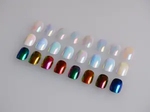 Chrome Nail Powder Pen Set | Mess-Free Chrome Applicator for Manicure Art | Mirror Effect Nail Art | SIiSA CyberGloss Ei Series | Mellow Edit Exclusive