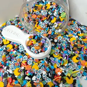 FAKE Dark Night Planet Polymer Clay Sprinkle Mix (NOT EDIBLE) D14-25