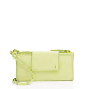 Pre-owned jacquemus Leather Clutches & Wristlets Croc Embossed Le Pichoto Wallet on Strap