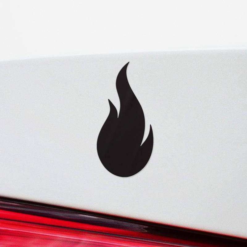 Transparent Decal Stickers Of Flame Silhouette 2 Premium Waterproof Vinyl Decal Stickers For Laptop Phone Accessory Helmet Car Window Mug Tuber Cup Door Wall Decoration