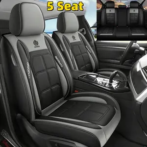 Premium Seat Accessory Car Seat Covers Waterproof Wear-Resistant PU Leather Full Body Five-Seat Coverage Muscle-Shaped Comfortable Durable Protection Kit