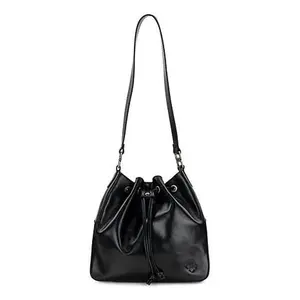 Patricia Nash Belamy Leather Drawstring Bucket Bag