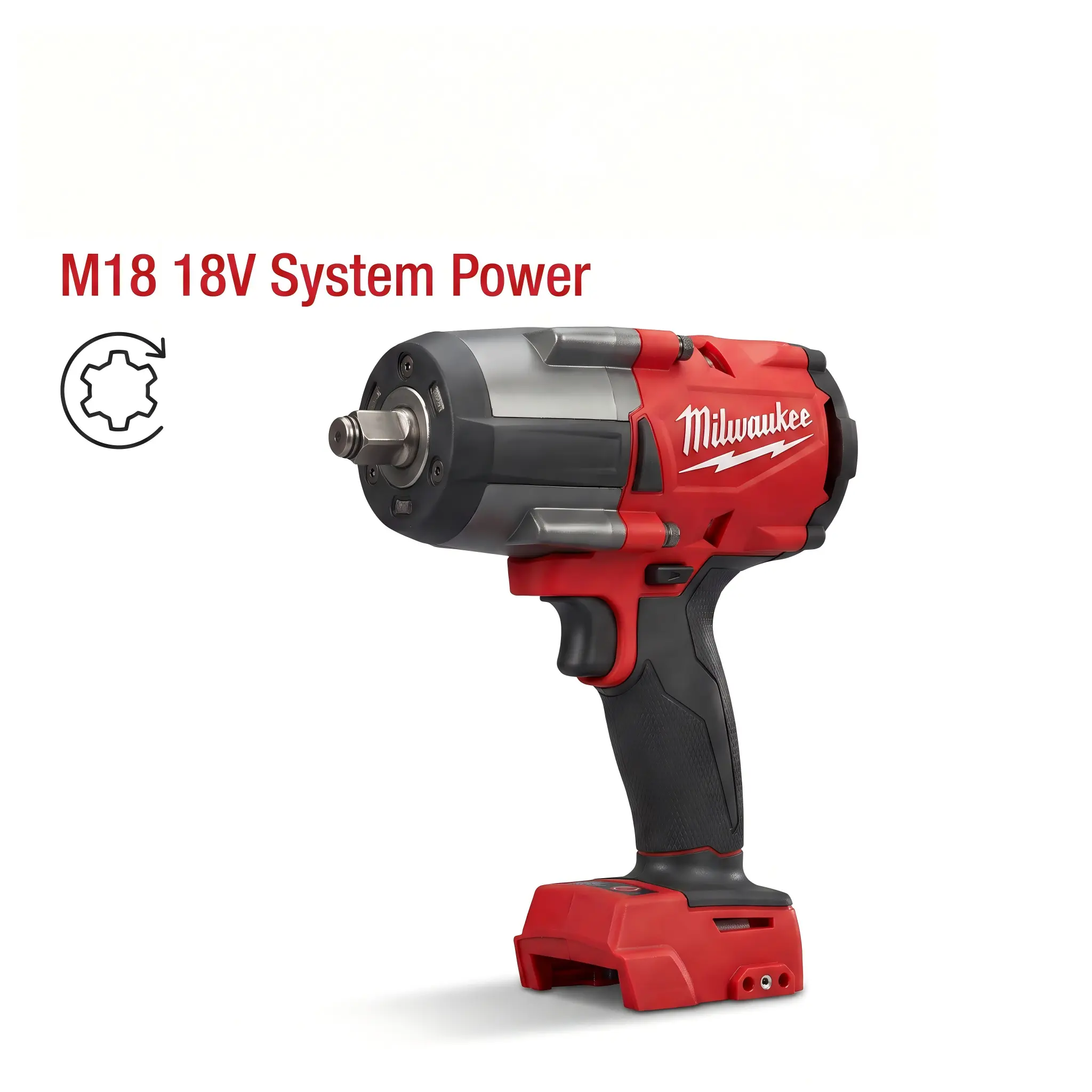 Milwaukee 1000NM181/2 "Square Drive Impact Wrench for Heavy Vehicles and Industrial Fastening Tasks full size scale mark Modular Multipurpose Ratchet Screwdriver Set stud finder aluminum rivet high torque too ip65 dustproof waterproof