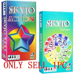 Skyjo Action Board Games Family Party Card Games Cross-Border Card Intellectual Development Party Games Table Deck Box For The Whole Family Witty Social Group Games Christmas And Halloween Gifts Family Fun Game