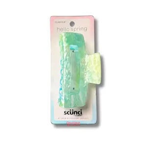 Scunci Claw Clip - Hello Spring Collection, 1 Pc, for On-the-Go Styling & Achieving a Fresh Spring Look