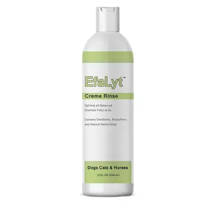 EfaLyt Pet Care Shampoo & Cream Rinse Set for Pets, Hypoallergenic & Moisturizing Formula, 12 fl oz