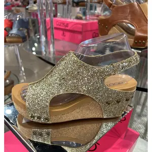 CORKYS GOLD GLITTER CARLEY