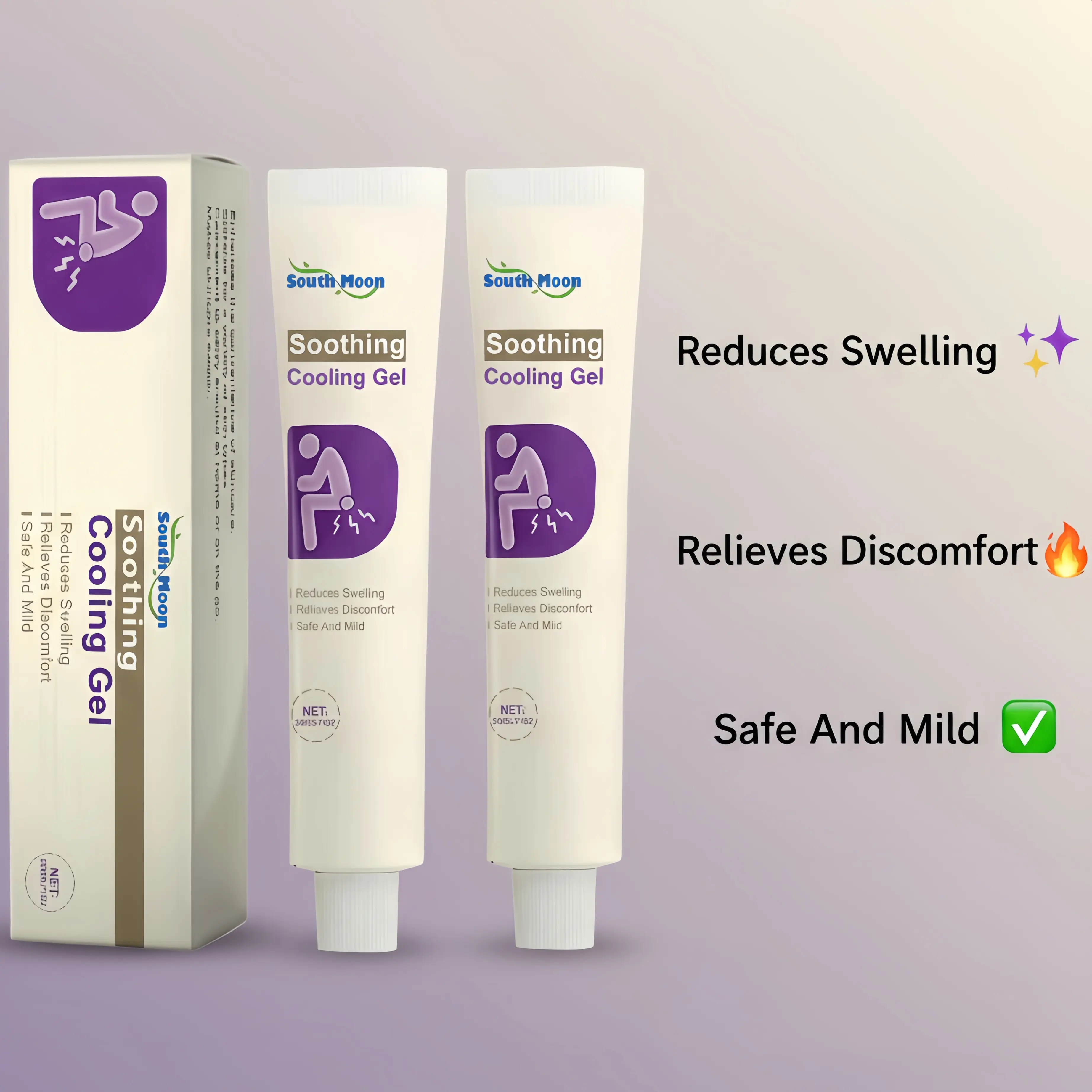 Buy 1 Get 1 Free,Hemorrhoid Gel 20g - Natural Relief for Pain Lumps & Hemorrhoids Gentle Care Easy Application