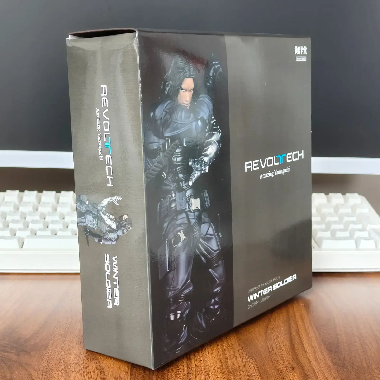 Soldier Kaiyodo Winter Revoltech YAMAGUCHI Bucky Barnes Anime Action Figures toy birthday gifts