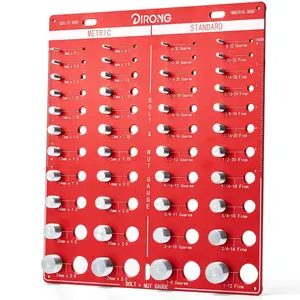 ROTATION Thread Checker, Nut and Bolt Gauge, Bolt Size and Thread Identifier Tool – Comprehensive Thread Measuring Kit