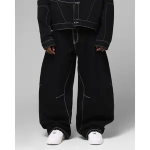 Loiter Biker Raver Jeans Black