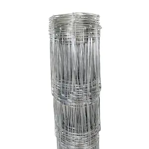 Heavy-Duty Galvanized Farm Fence, 5ft x 164ft 13-Gauge Zinc-Coated Wire Fencing for Animal Protection, Livestock Enclosure (Cattle, Goats)