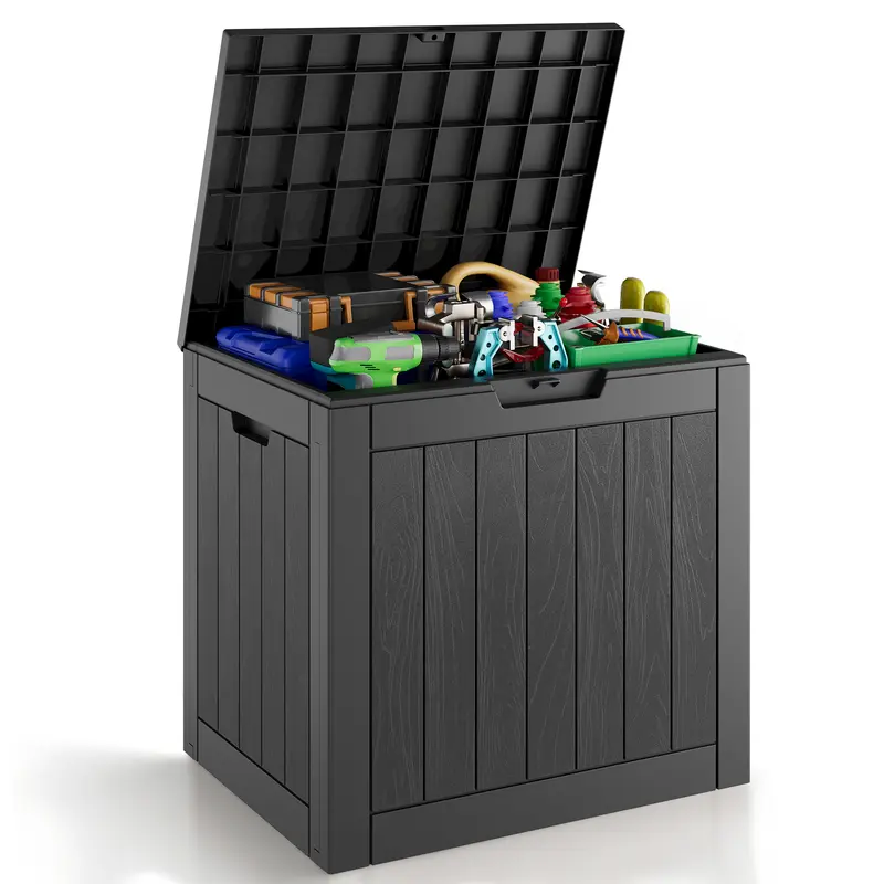 BIFANUO 31-Gallon Outdoor Storage Box, Waterproof & UV-Resistant, Perfect for Organizing Patio Furniture, Cushions, Toys, and Tools. Ideal for Patio, Garage, and Deck.Summervibes