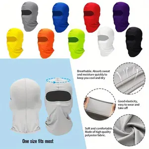 9 Pack Full Face Mask Balaclava Ski Mask Head Mask Windproof Face Cover Sun UV Protection Scarf Men Women Outdoor Sport Cycling Cap