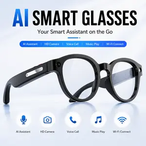 AI Smart Glasses with Camera | HD Video Recording, Real-Time Translation, Bluetooth Calls & Music