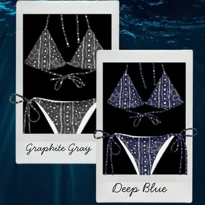 Deep Voyager Whale Shark Recycled String Swimwear