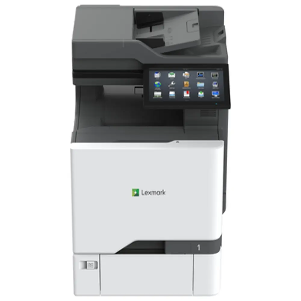 Lexmark 47C9600 CX735adse Color Laser Printer, 10.1 inch Touchscreen, White and Grey