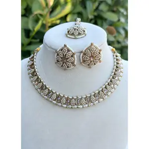 Sahiba Necklace Set (Includes Earrings & Tikka)