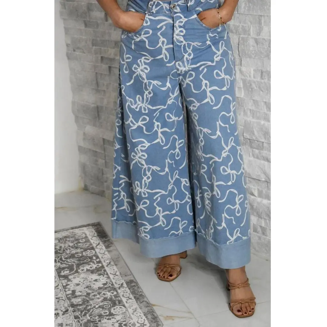RIBBON TROUSERS Pants Comfort stretch