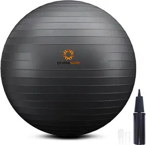 Exercise Ball for Balance Stability Fitness Workout Yoga Pilates at Home Office & Gym Birthing Ball for Pregnancy, Office Ball Chair