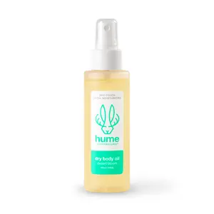 Hume Supernatural Dry Body Oil Spray - Ultra Hydrating Oil for Dry Skin, Non-Oily, Fast-Absorbing, Non-Greasy, No Stain, Quick Drying, Light and Nourishing Body Oils for Women and Men, Plant-Based, Dry Oil Body Spray for Long-Lasting Moisture