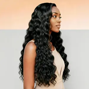28 Inch Long Curly Wig for Women Black Middle Part Cornrow Curls High Temperature Fiber 100% Density Daily Party Wear Synthetic Full Wigs