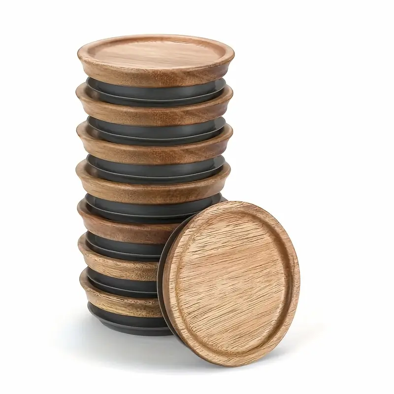 1/5/10pcs Wooden Storage Lids, Standard And Wide Mouth, Food Grade, 100% Fit And Seal, for Ball And Kerr Jars