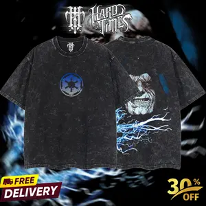 HardTimesClothing - Emperor.P SW Retro Limited Vintage, Collection Movie Oversized Washed Tee Acid Washed Lightweight TSHIRT, Gift for him her Clothes Cotton Superhero, Super villain. (Copy) (Copy) (Copy)