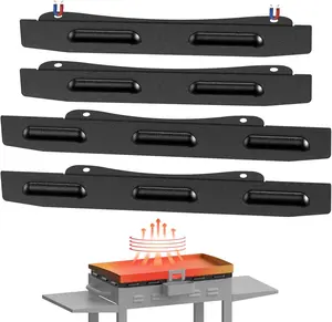 Upgraded  Wind Guards for 28  Griddle, Grill Accessories Fit for  Grill, Stainless Steel Screens Protect Flame, Compatible with Rear  Cup Hood and Side Shelf