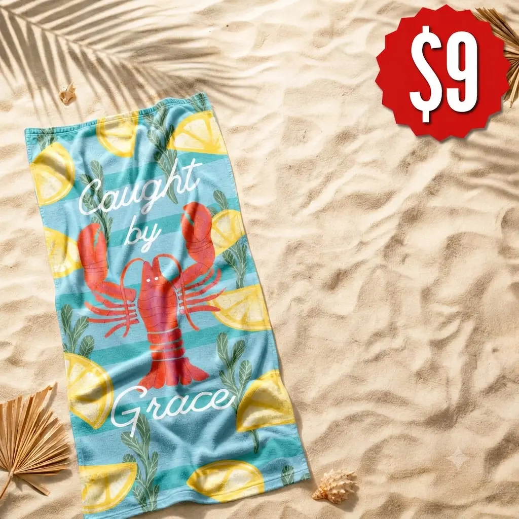 Love in Faith | Christian Beach Towels | Summer Christian Gift