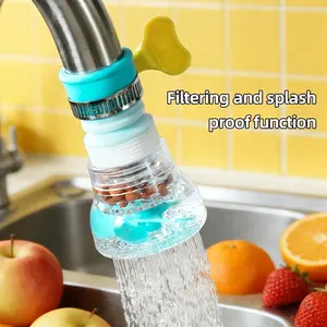 Adjustable Rotating Water Faucet Adapter, Flexible Design, Easy Installation, Durable Plastic, Kitchen Bathroom Essential, Perfect Gift