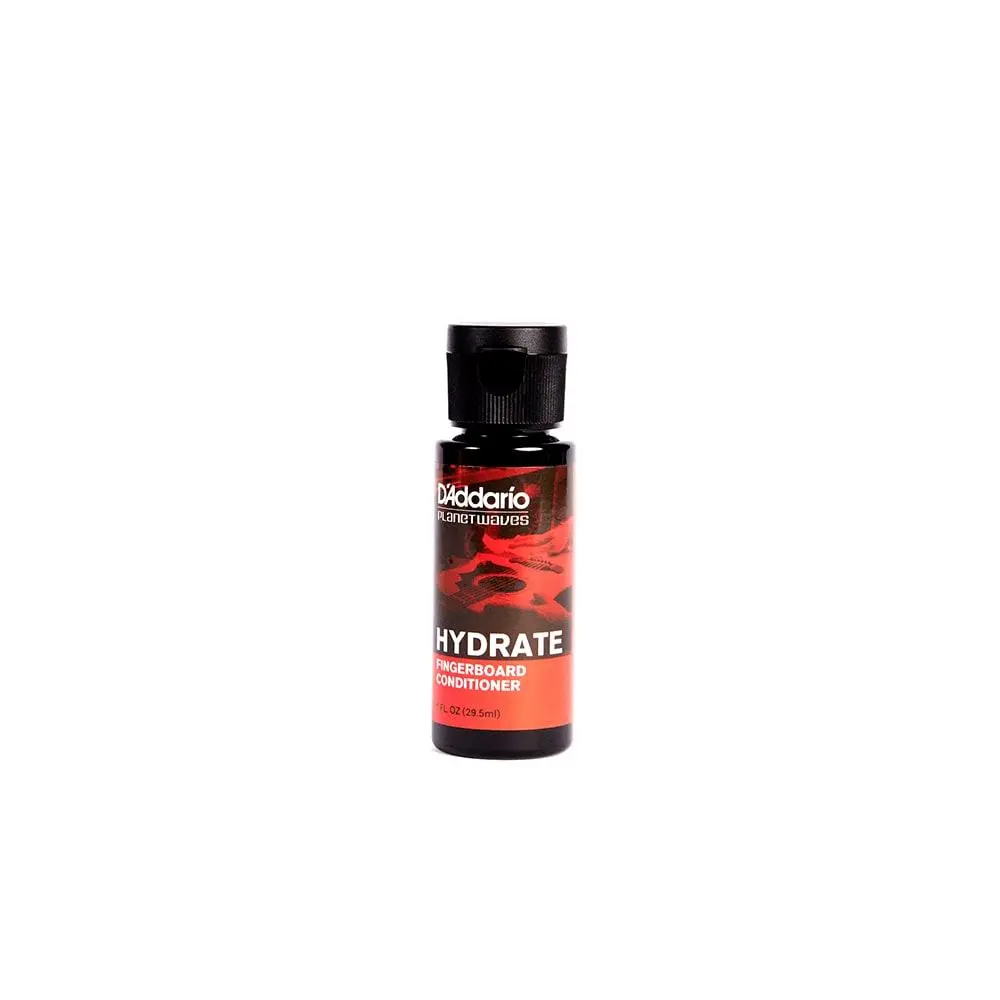 D'Addario Hydrate Fingerboard Conditioner - Fretboard-Safe Moisturizer for Stringed Instruments, Smooth Liquid Formula for Musical Instrument Maintenance, Enhances Playing Experience