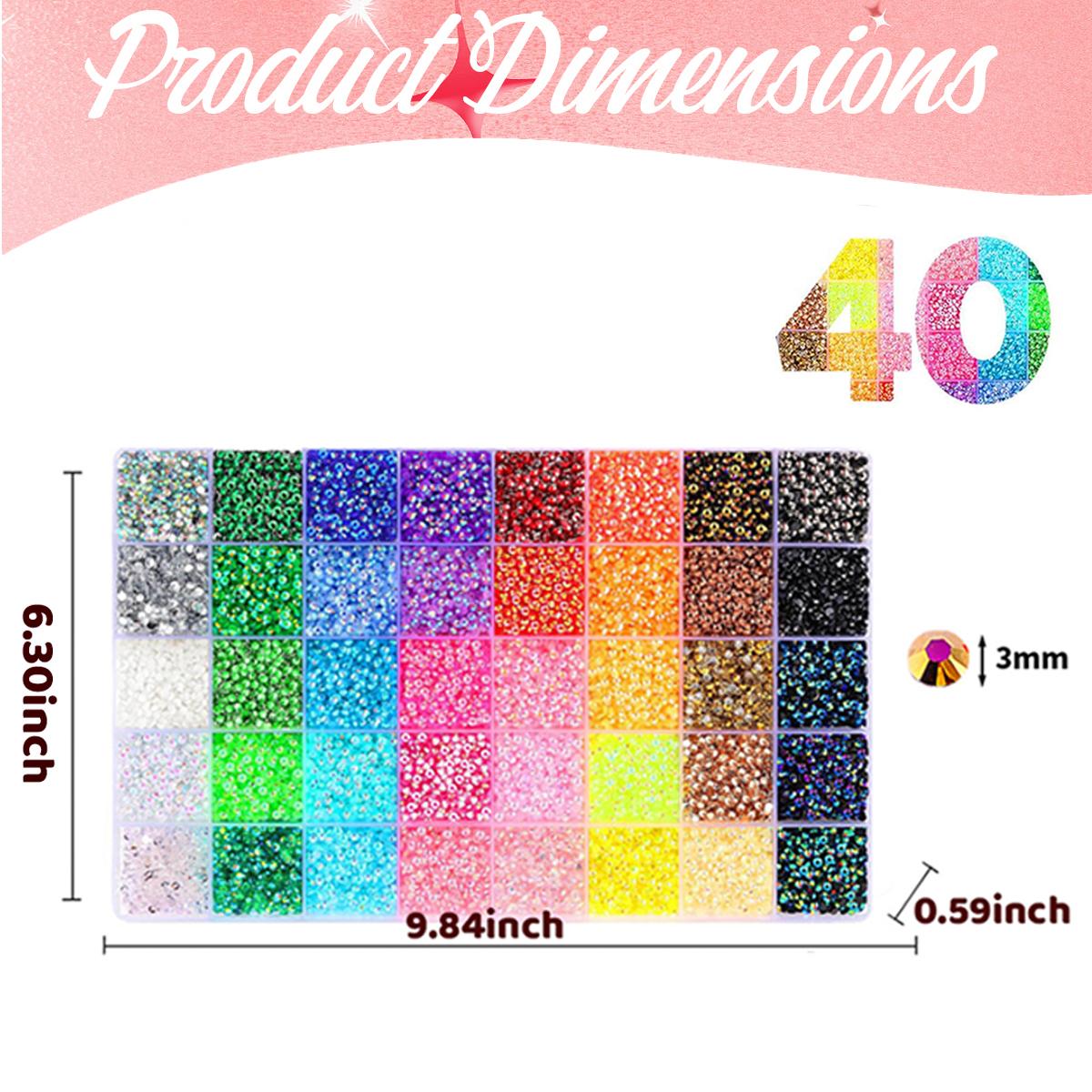 Resin jelly rhinestones for sparkling decoration; multi-colored 3mm flat-bottomed gemstones suitable for diamond painting; sparkling decoration sets suitable for nail art, crafts, books, makeup, etc. Resin jelly rhinestones for sparkling decoration; multi-colored 3mm flat-bottomed gemstones suitable for diamond painting; sparkling decoration sets suitable for nail art, crafts, books, makeup, etc.