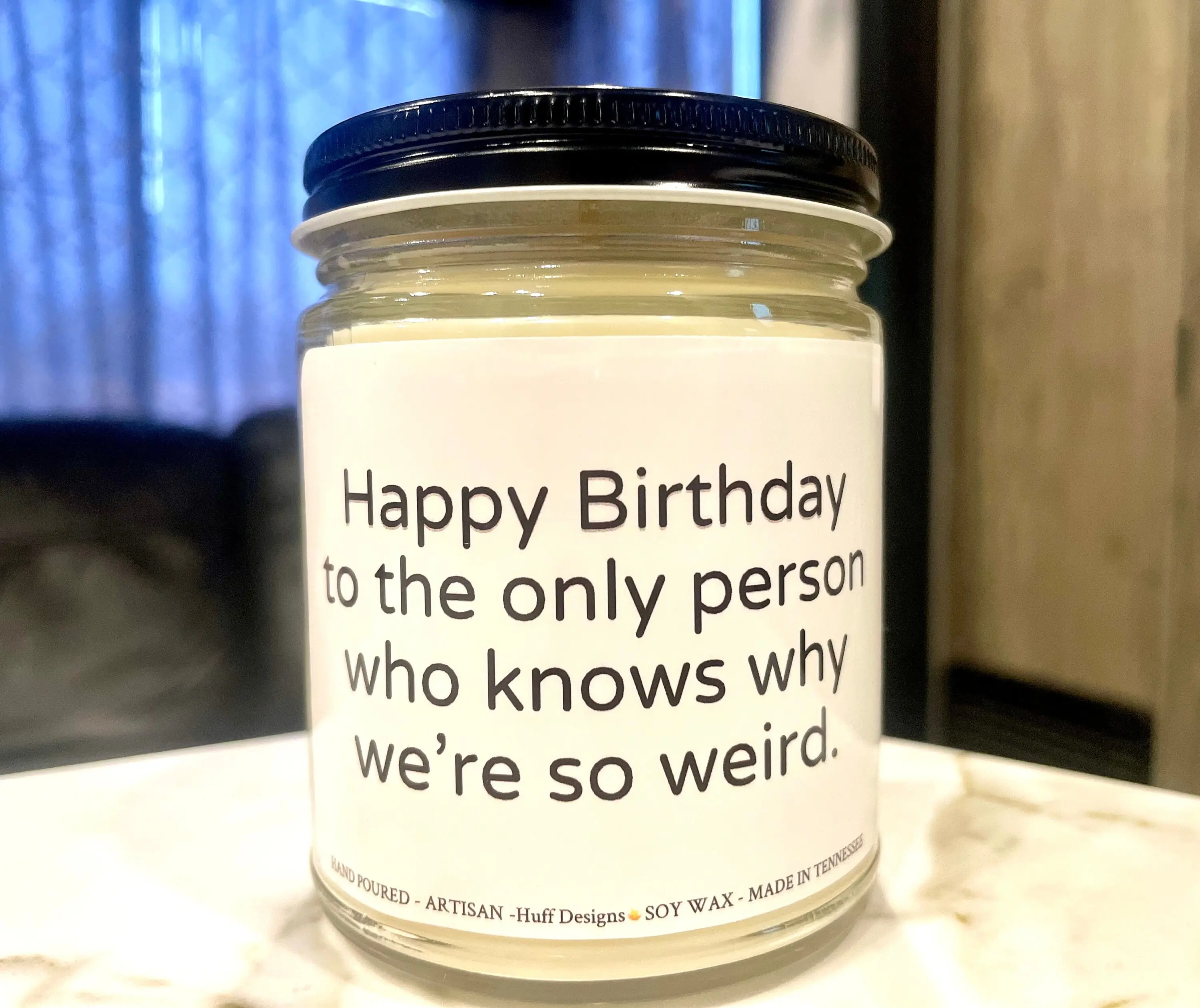 Sibling Birthday Gift Candle, Funny Birthday Gift for Sister, Birthday Gift for Brother, Funny Sibling Gift, Perfect Gift for Sibling