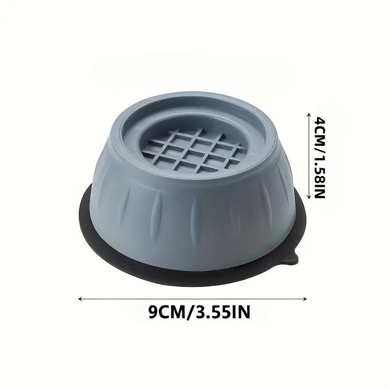 Anti Vibration Pads for Washing Machine - for All Washer and Drye Feet Enhanced Stability and Reduced Noise Stops Moving, Prevents Noise, Vibration Transfer - 8 Pack