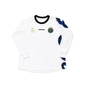FUTBOL GLOBAL Long Sleeve Athletic Top - White